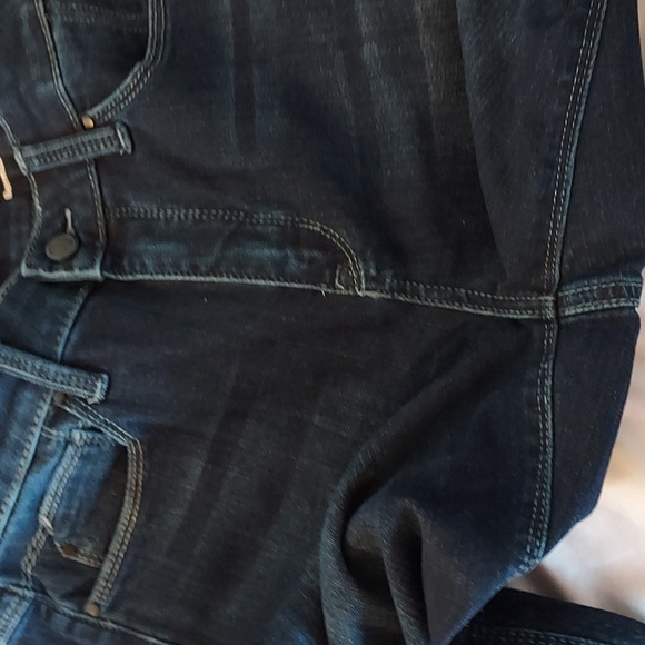 Laurie Felt Women's Shorts Daisy Denim Bermuda Shorts High Waist Cuffed … - Picture 10 of 16